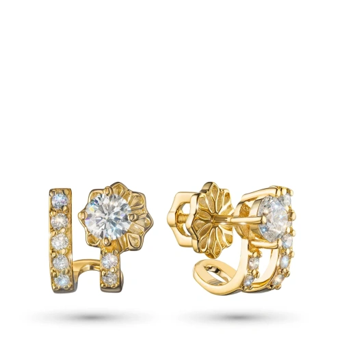 Пусеты из желтого золота э0312пс02260372_white