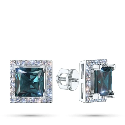 Пусеты из белого золота э0982пс09250355_white