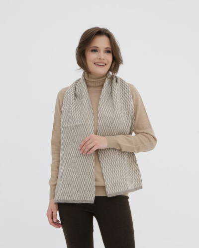 Шарф из шерсти UL AB серый