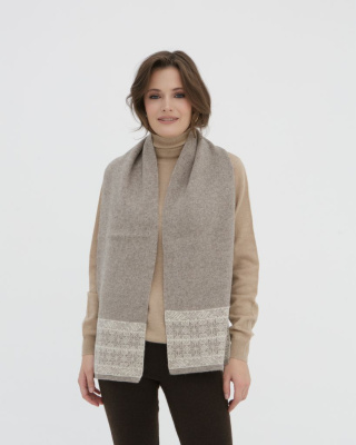 Шарф из шерсти UL OLb серый