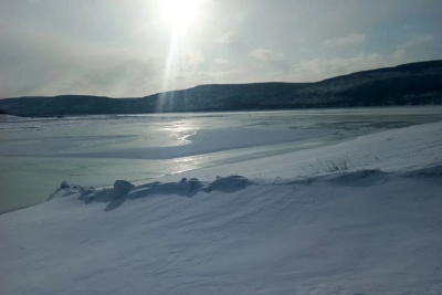 На автозимнике «Умнас» в Олекминском районе обустроили объезд наледи / ЯСИА   