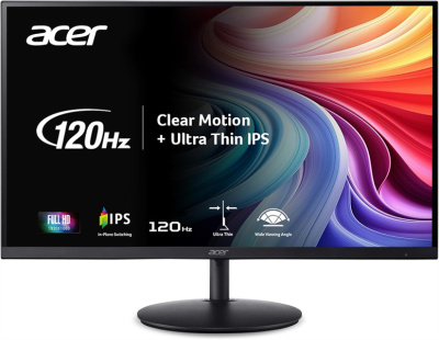 Монитор 23,8" Acer SH242YG0bih 1920x1080 LED 16:9, IPS, 250кд/м2, 1300:1, 1мс, 178/178, 120Гц, HDMI,
