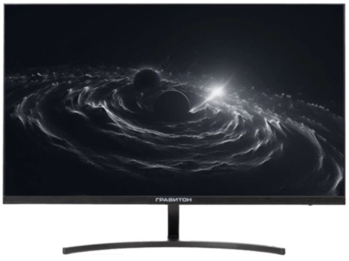 Монитор 23,8" Гравитон МН24А 159337 ЕЦРТ.467846.001-01, IPS, 1920x1080, 178°/178°, 5мс, 300 кд/м, 75Гц, D-Sub, DP 1.2,HDMI 2.0,VESA 75x75,3YBAS