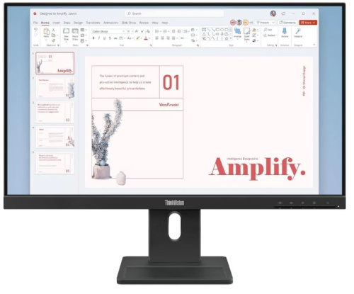Монитор 23,8" Lenovo ThinkVision E24-40 64BAMAT1EU 1920*1080, IPS, 16:9, 250cd, 1300:1, HDMI, DP, VGA, 100Hz, lift, tilt, pivot, swivel