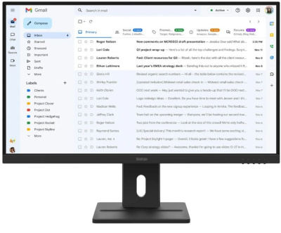 Монитор 27" Lenovo ThinkVision E27-40 64BCMAT4EU 1920*1080, IPS, 16:9, 300cd, 1500:1, HDMI, DP, VGA, 100Hz, lift, tilt, pivot, swivel