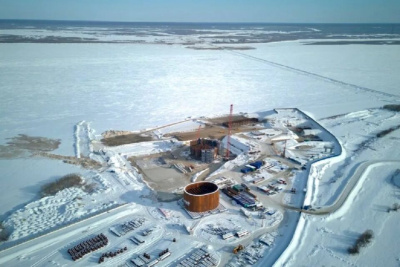 На строительстве Ленского моста в Якутии возобновили буровые работы / ЯСИА   