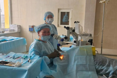 В Алданском районе Якутии почти 40 пациентам оказали помощь мобильные офтальмологи / ЯСИА   