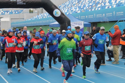 В Якутске состоялся первый забег финансистов «Фин Run» / ЯСИА Якутск Якутск Республика Саха (Якутия)