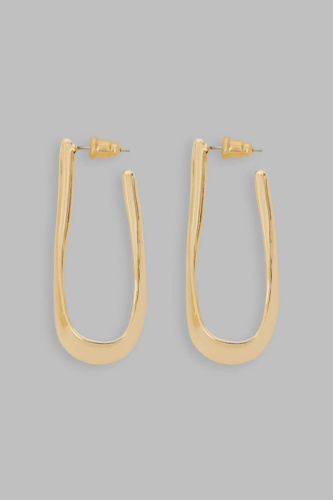 Длинные фигурные серьги