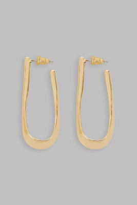 Длинные фигурные серьги