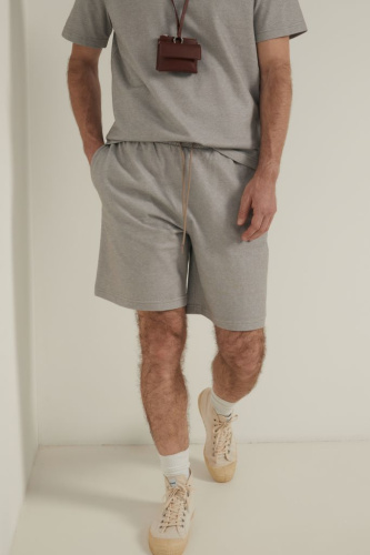 Шорты из трикотажа пике на резинке