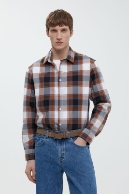 Рубашка из хлопка в клетку