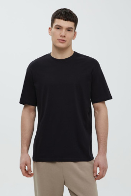 Базовая футболка из хлопка прямого силуэта