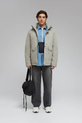 Утепленная куртка с капюшоном