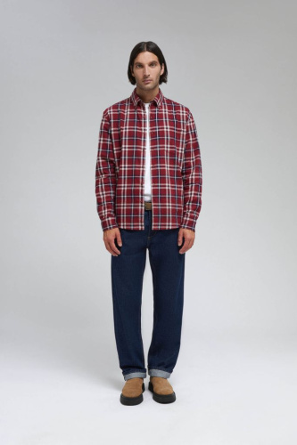 Рубашка из хлопковой фланели в клетку