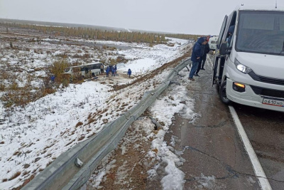 Следователи устанавливают причины и обстоятельства ДТП с автобусом в Алданском районе / Нарыйа Пахомова   
