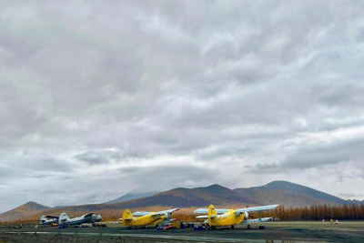 Строительство новой инфраструктуры аэропорта в Усть-Нере планируют завершить до конца сентября / ЯСИА   