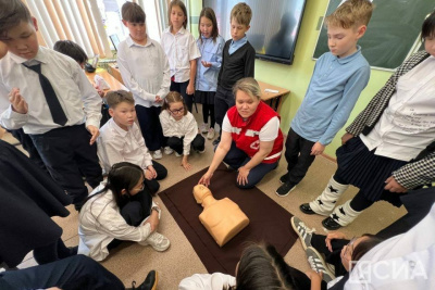 Региональное отделение «Движения первых» провело урок по оказанию первой помощи / Мария Горохова   