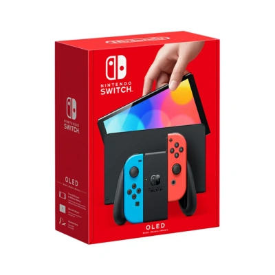 Игровая приставка Nintendo Switch OLED (Neon)