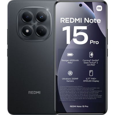 Xiaomi Redmi Note 15 Pro 4G 8/256Gb (Black)