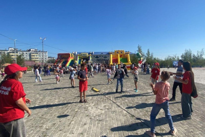 Проект «Лето с друзьями» помогает профилактике детских правонарушений в Хангаласском районе Якутии / ЯСИА  Хангаласский Республика Саха (Якутия)