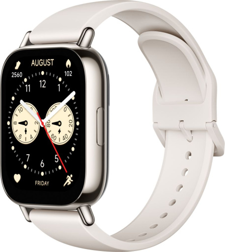 Умные часы Xiaomi REDMI Watch 5 Lite Золотистые, с бежевым ремешком