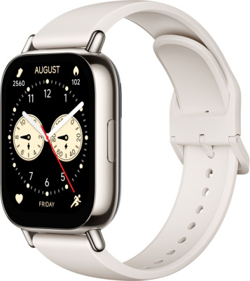 Умные часы Xiaomi REDMI Watch 5 Lite Золотистые, с бежевым ремешком