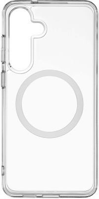 Клип-кейс uBear Real Mag для Samsung Galaxy S25+ Прозрачный