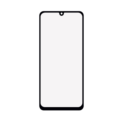 Защитное стекло Gresso для Samsung Galaxy A15 с чёрной рамкой