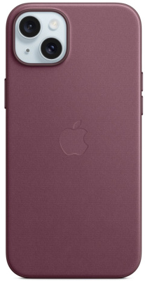 Клип-кейс Apple FineWovenс MagSafe для Apple iPhone 15 Plus Бордовый