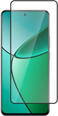 Защитное стекло BoraSCO для realme 12+ 5G с чёрной рамкой