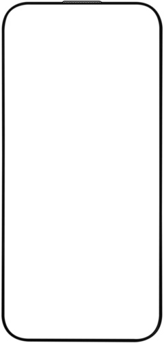 Защитное стекло Red Line pro Pure для Apple iPhone 15 с чёрной рамкой