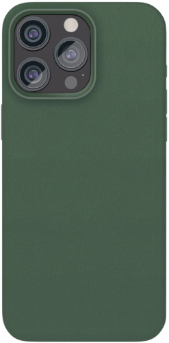 Клип-кейс VLP Ecopelleс MagSafe для Apple iPhone 15 Pro Тёмно-Зелёный
