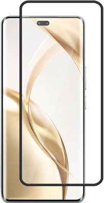 Защитное стекло BoraSCO 3D для HONOR 200 Pro с чёрной рамкой
