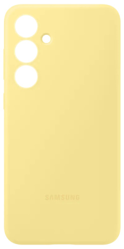 Клип-кейс Samsung Silicone S24 FE Жёлтый