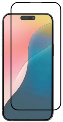 Защитное стекло uBear Extreme Nano Shield для Apple iPhone 16 Pro Max с чёрной рамкой