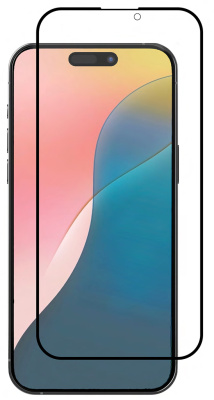 Защитное стекло uBear Extreme Nano Shield Privacy для Apple iPhone 16 Pro Max с чёрной рамкой