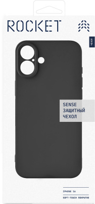 Клип-кейс Rocket Sense для Apple iPhone 16 с MagSafe Чёрный