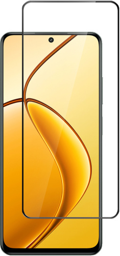 Защитное стекло BoraSCO для realme C65 / C75 с чёрной рамкой