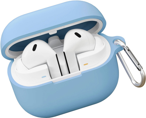 Чехол VLP Charm для Samsung Galaxy Buds 3/3 Pro Голубой
