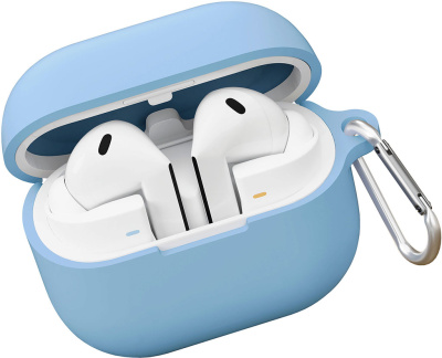 Чехол VLP Charm для Samsung Galaxy Buds 3/3 Pro Голубой