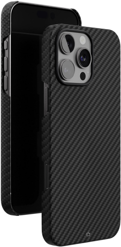 Клип-кейс VLP Kevlar для Apple iPhone 16 Pro с MagSafe Чёрный