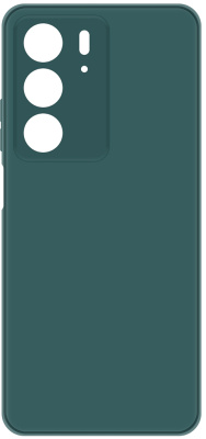 Клип-кейс Krutoff Silicone для realme C75 Зелёный