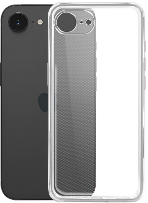 Клип-кейс BoraSCO для Apple iPhone 16e Прозрачный