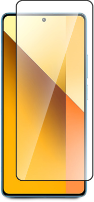 Защитное стекло BoraSCO для Xiaomi REDMI Note 14 4G с чёрной рамкой