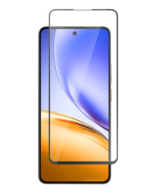 Защитное стекло BoraSCO для realme 14 5G с чёрной рамкой