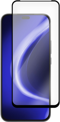 Защитное стекло Krutoff Premium для HONOR 400 Lite с чёрной рамкой