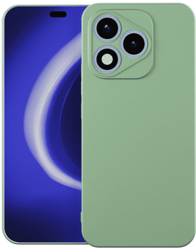 Клип-кейс Krutoff Silicone для HONOR 400 Lite Зелёный