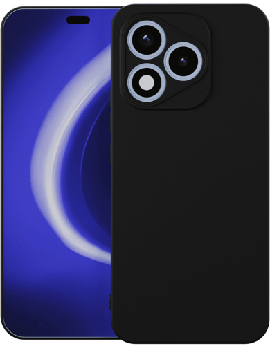 Клип-кейс Krutoff Silicone для HONOR 400 Lite Чёрный