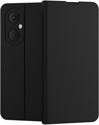 Чехол-книжка Krutoff Magnet для Huawei Nova Y73 Чёрный